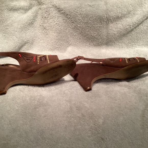 Sacha  London suede wedge sandal - Picture 2 of 9